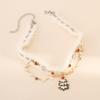 Christmas Tree Christmas Plush Choker Hairball Xmas Clavicle Chain Bow Pendant Necklace  Winter