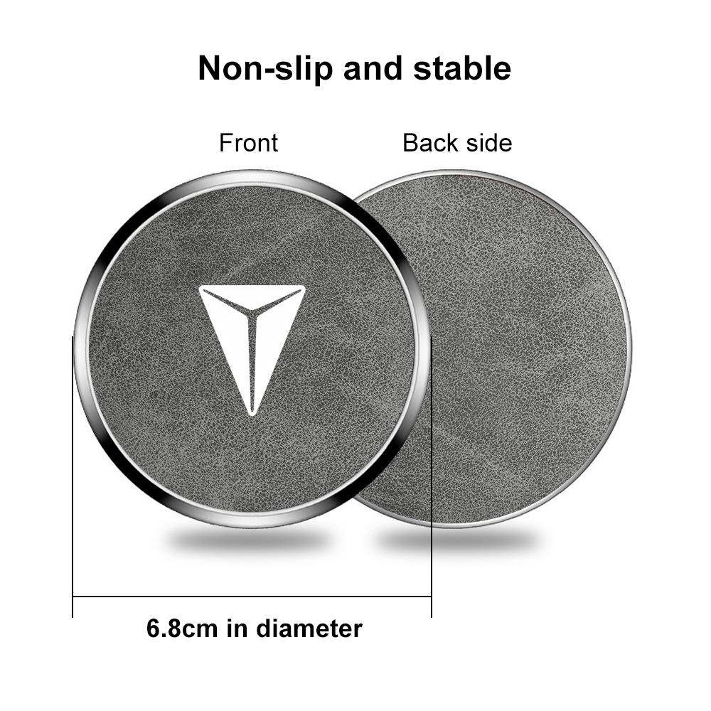 2026 Universal Car Cup Holder Coaster Anti-slip Water-proof Cup Mat For Changan Deepal S7 S07 SL03 S05 G318 S09 Car Accessories