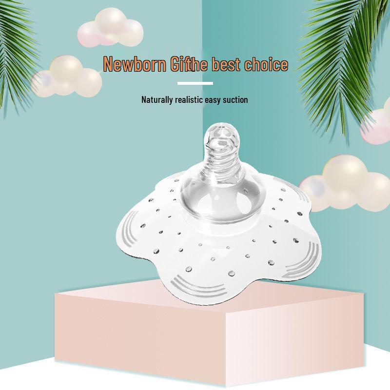 Silicone Nipple-Style Breast Pads: Anti-Leak Nursing Shells with Soft, Portable Nipple Protection.