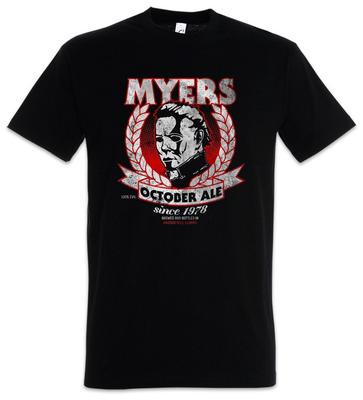 Myers October Ale Pánské tričko Halloween Horor Pivo Waynes Crossover Zábava