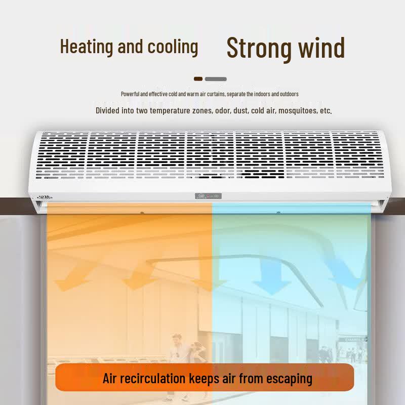 Commercial Dual-Use Electric Air Curtain