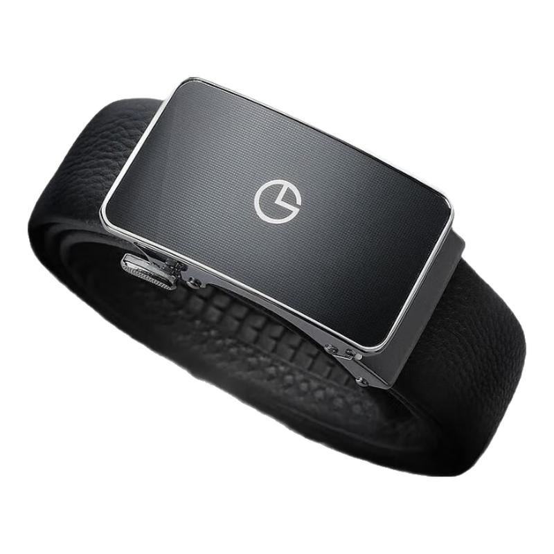 Goldlion Men s Genuine Leather Automatic Buckle Belt 110cm