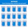 30Pcs EMS Gel Pads Hydrogel Gel Training Replacement Gel Sheets for Abdominal Muscular Electrostimulator