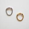 MERRYMOTIVE Pastel Color Cubic Chain Ring (2color)