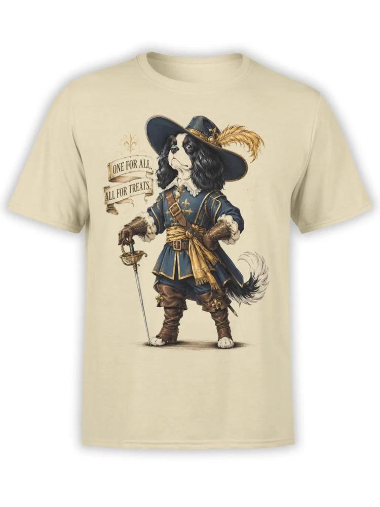 Treat Musketeer Dog Tshirt Unisex S