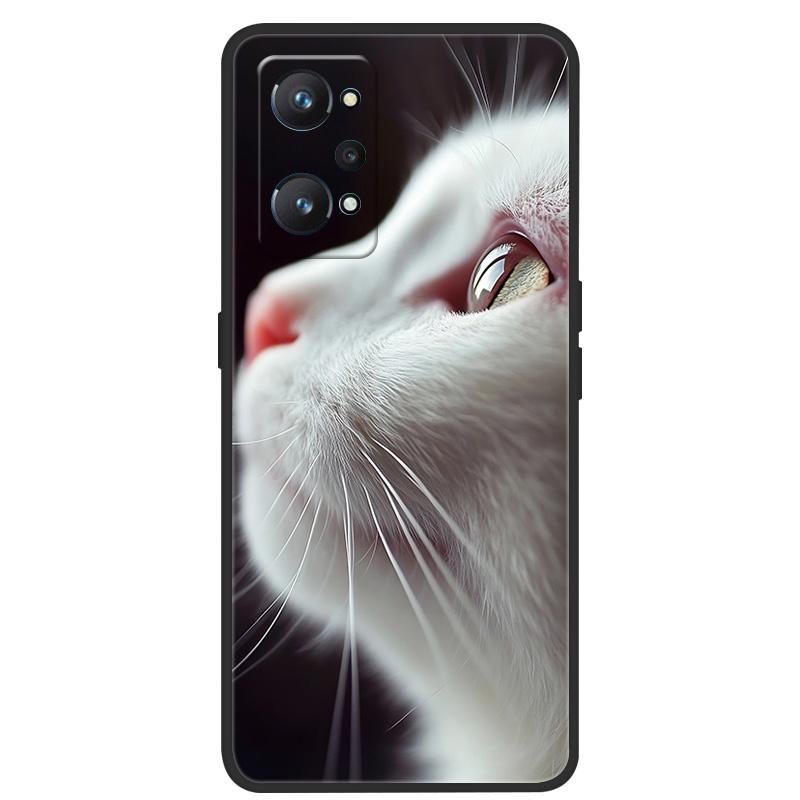 Voor Realme GT Neo 2 Hoesje Marmer Zacht Mat Siliconen Achterkant Cover Voor Realme GT Neo2 RealmeGT2 Neo2 3T Q5 Pro Volledige Telefoon Shell Capa