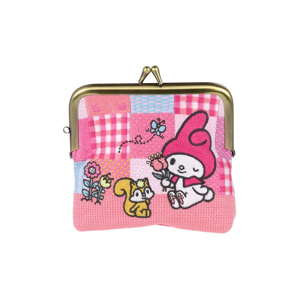 

Stationery Sanrio Characters Mini Pouch with Clasp and Tatami My S2337517 Sun-Star Embroidery, Melody,