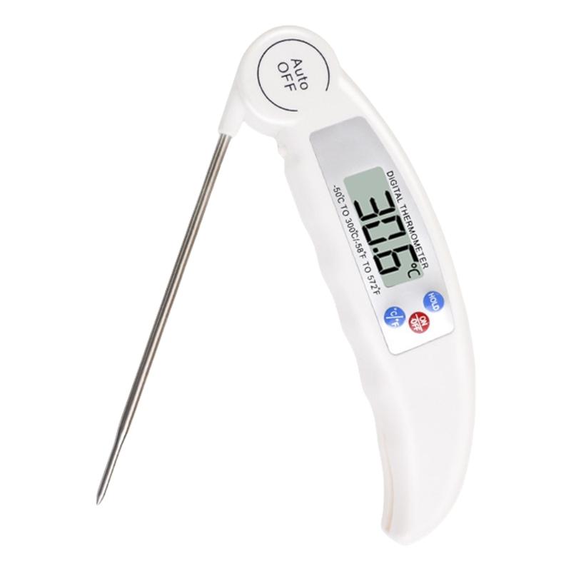 

Digital Instants Read Meat Thermometers Grilling Coocking Kitchen Food Thermometers Smoker Oil Fry Candy Thermometers белый