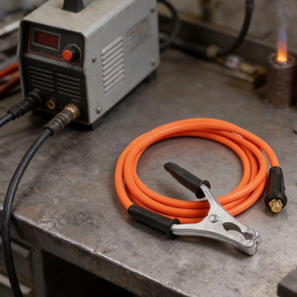 Metal Plastic Ground Wire Heavy Duty Electrode Holder Tool Welding Wire Cable MMA Welding