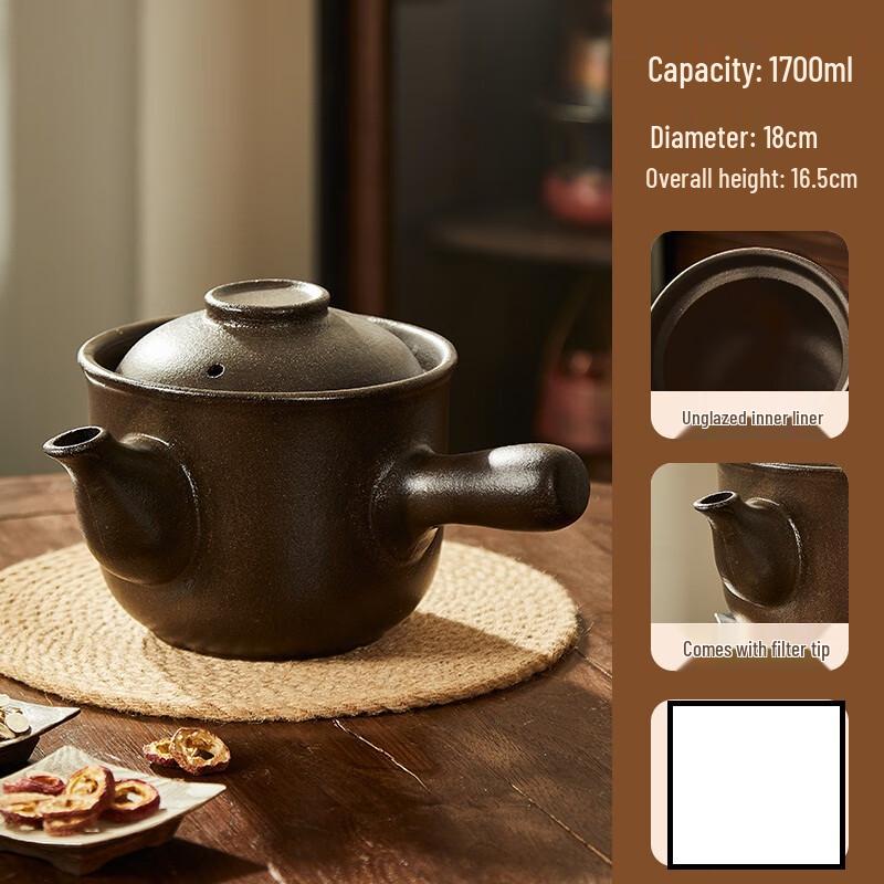 ZISIZ Purple Clay Traditional Chinese Medicine Pot