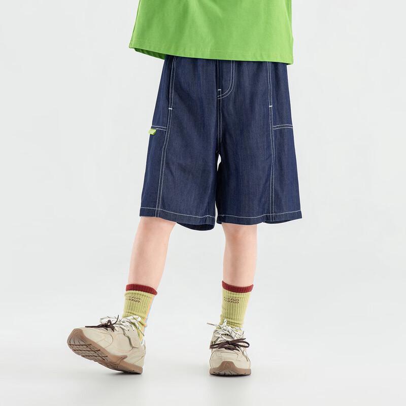 Boys' Tencel Lyocell Denim Look Casual Shorts