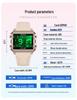 Sanda Waterproof Luminous Sports Watch: Square, Transparent Timer for Students