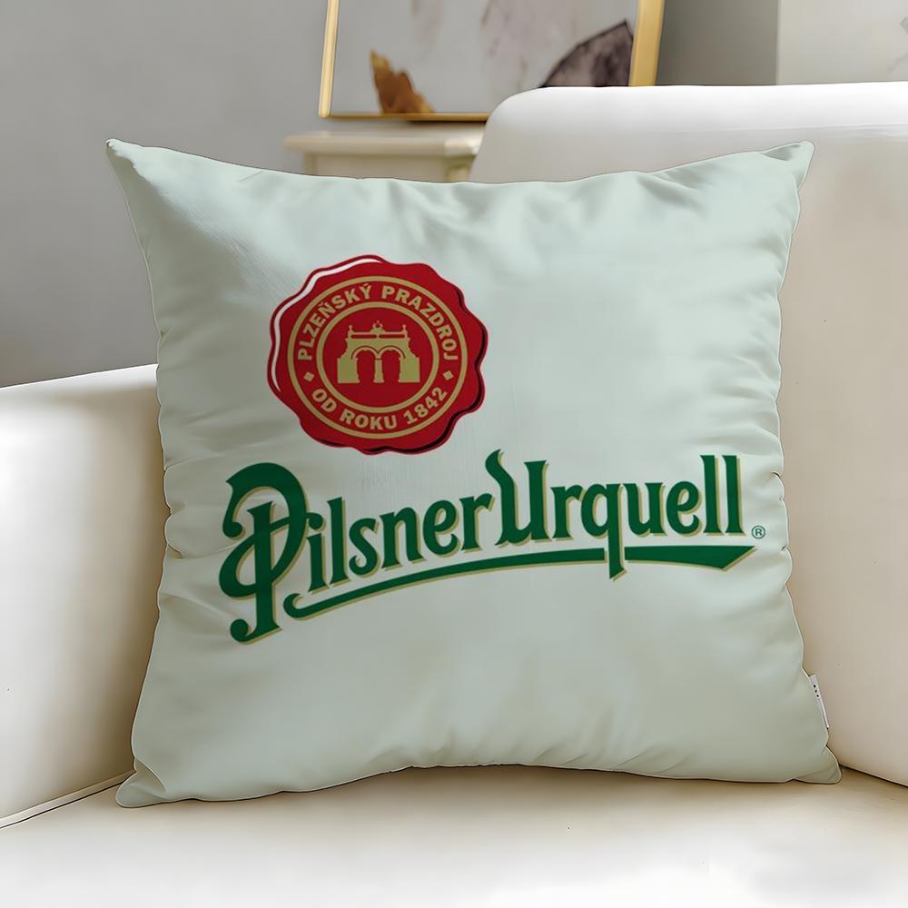 

Бренд напитков Pilsner Urquell Наволочка Мягкая Легко стирающаяся Наволочка Универсальная для Дивана Кровати Путешествий и Офиса 30X30cm
