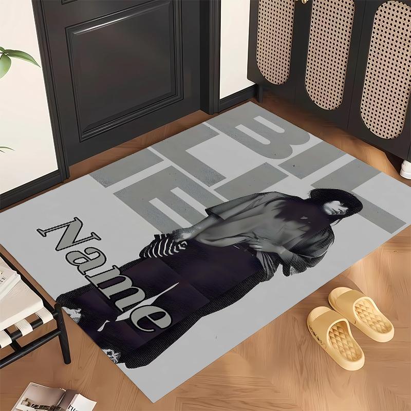 Billie Eilish (19) Personalized Name Office Carpet Stylish Decor for Living Room Bedroom Kitchen
