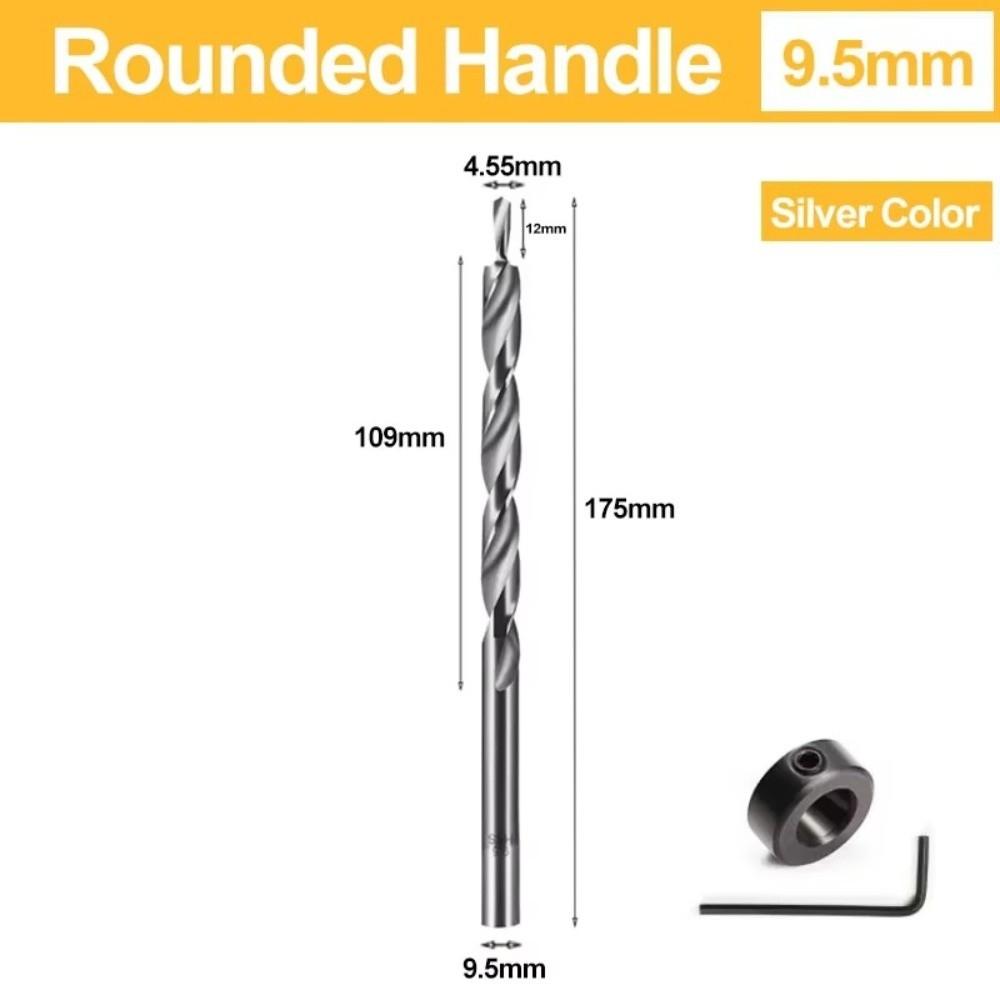 Stop Collar Center Drill HSS (High Speed Steel) Reaming Tool Step Drill Bit  For Woodworking