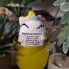 Funny Emotional Support Positive Crochet Unicorn Doll Cute Handmade Knitted Unicorn Desk Desktop Home Decoration Christmas Gift