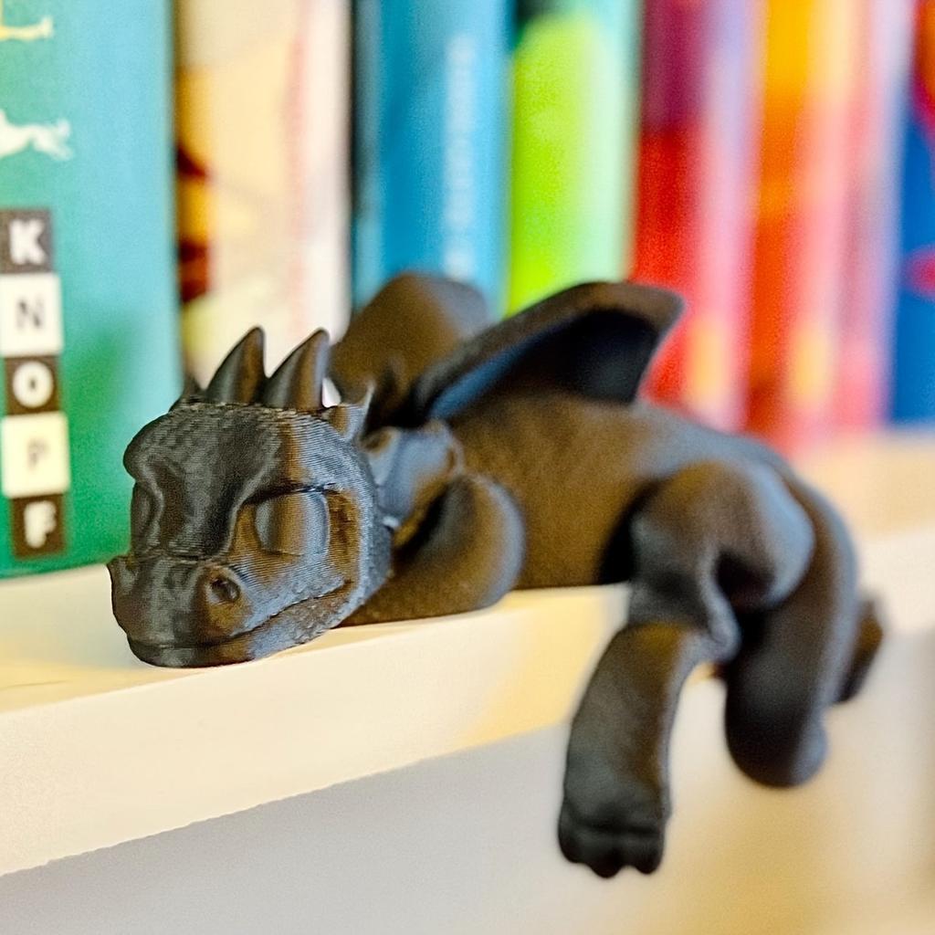 1Pc Resin Sleeping Dragon Bookshelf Decorative Ornaments, Cute Shelf Decoration, Creative Statue Ornaments, Perfect for Shelves, Book Ornaments