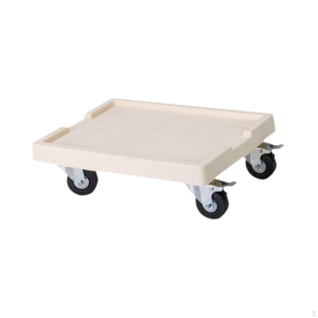 Pallet Cart, Plant Tray, Wheels, Flower Pot Rack On Tray with