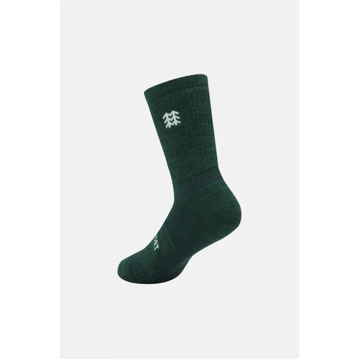 Unisex Hiking Compression Crew Socks QELAX26111DGR