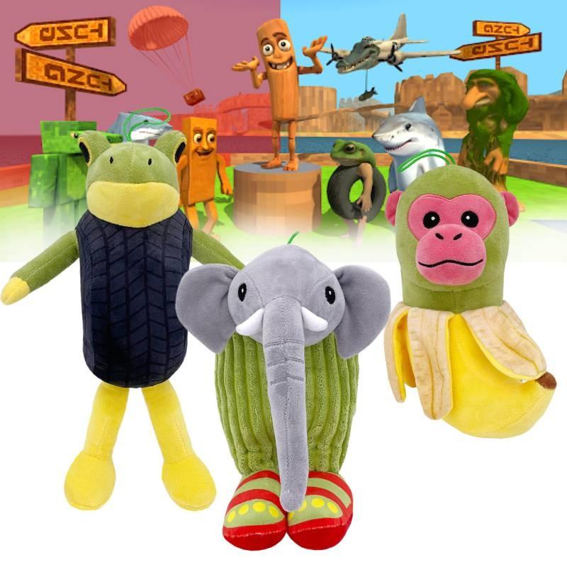 Tungtung Tung Sahur Boneca Ambalabu Lirili Larila Toy Parody Short Doll Plush