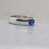 Oval Cut Blue Kunzite Gemstone 925 Sterling Silver Ring, Handmade Artisan Kunzite Band Ring Jewelry