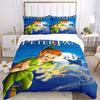 3pcs Peter Pan Tinkerbell Fairy Tale Adventure Pattern Bedding Three-Piece Set (1 Cover + 2 Pillowcases, No Fillings) D055