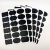 Tuoke Waterproof Erasable Self-Adhesive Black Frosted PVC Bottle Labels with Pen.