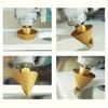 1Pc M14 Thread Diamond Beveling Chamfer Bit 38mm Cone Punching Expanding Drill Bit Grinding Wheel Ceramic Tile Chamferer