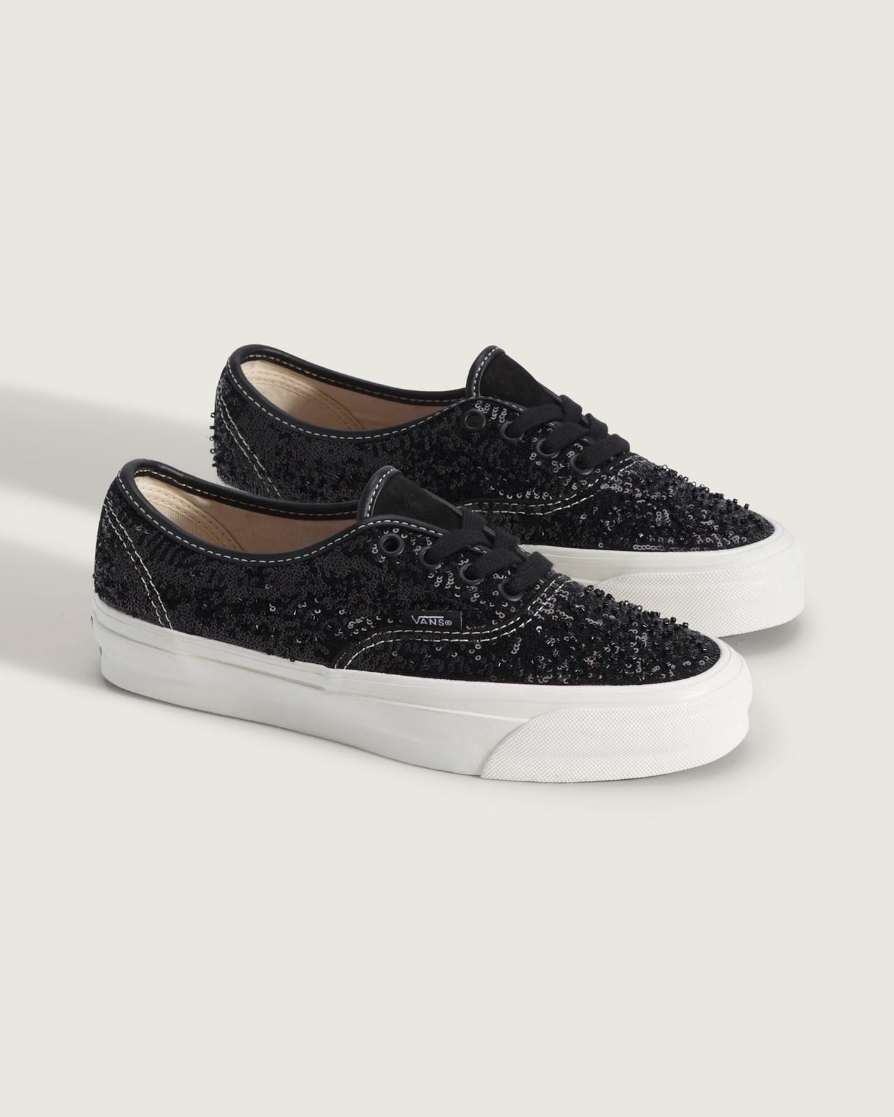 VN000DB8BZW VN000DB8BZW Vans Premium Authentic 44 Beaded Black/White (Men s) 6.5