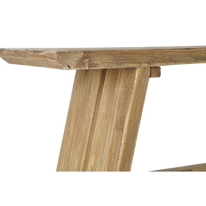 Console Style Alpin Naturel Bois Recyclé 160 Cm - Couleur: Blanc