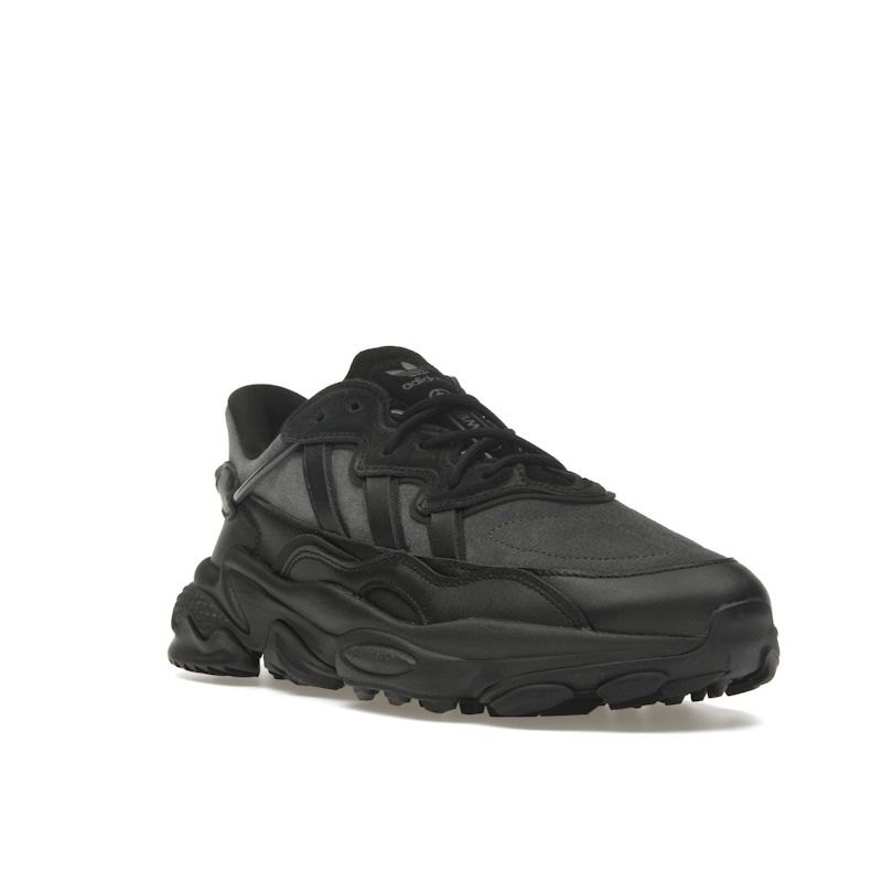 Adidas Ozweego Grey Double Black Unisex Sneakers Grey-Six Core-Black ID9825