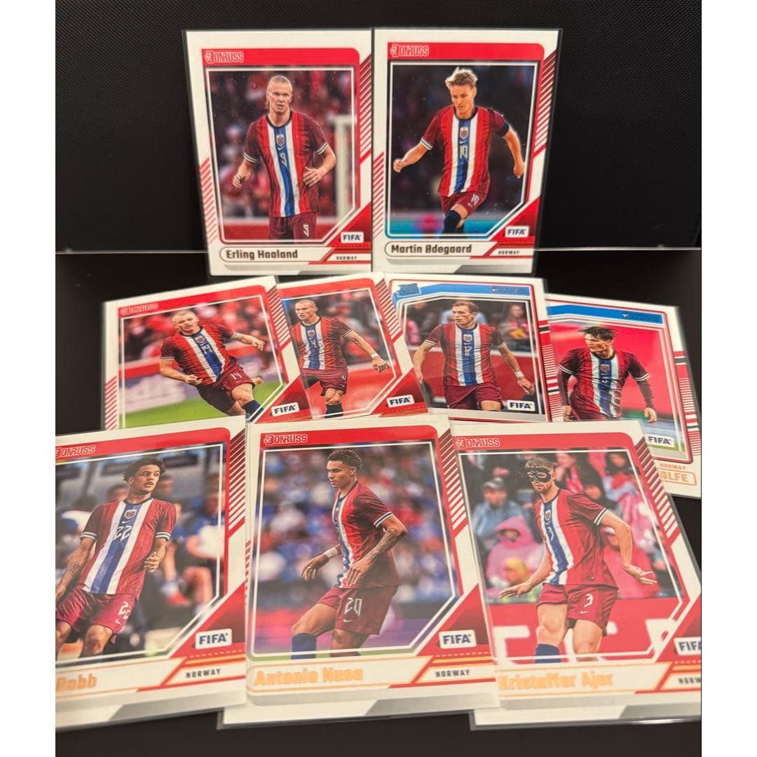 Used Panini Norway representative Haaland Odegaard
