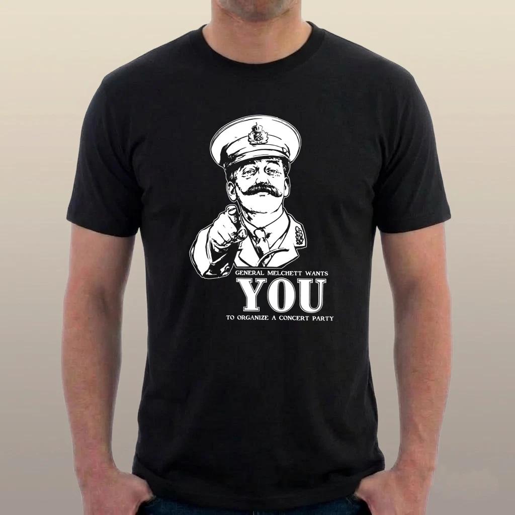 General Melchett Wants YOU T-shirt Blackadder Parody Army War Tee L