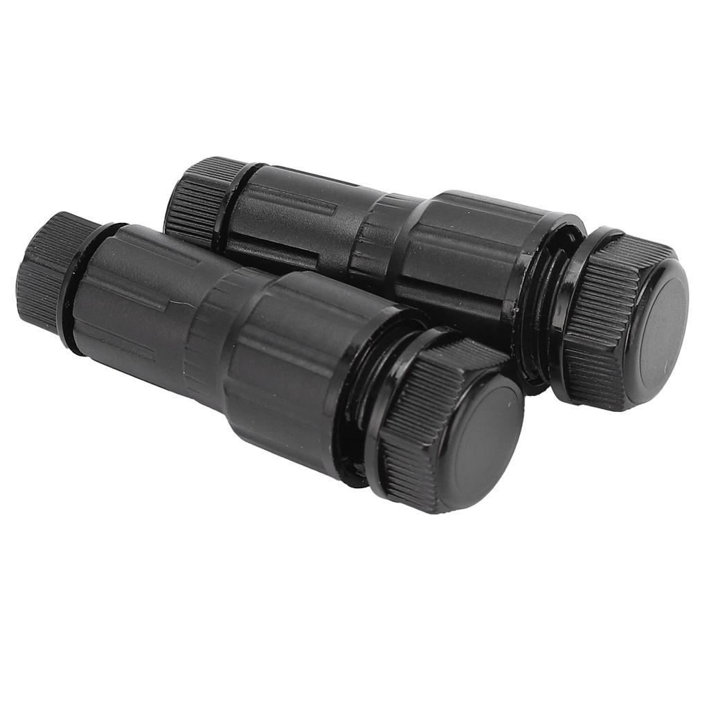 2Pcs Niederspannungs-Drahtverbinder Nylon Messing für Landschaftsbeleuchtung Außenstrahler