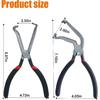 2 Pcs Electrical Disconnect Pliers 37960 37980 Automotive Electrical Connector Disconnect Pliers,Fuel Line Petrol Clip Pipe Pliers for Push Tab Style
