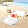 Asciugamano da Spiaggia con Stampa AS Monaco, Asciugamano Grande Morbido ad Asciugatura Rapida per Spiaggia Campeggio Nuoto