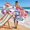 Live Twin 2D Flat Print Beach Towel, Large Soft Quick Dry Towel for Beach Camping SwimmingSSTJ0917226