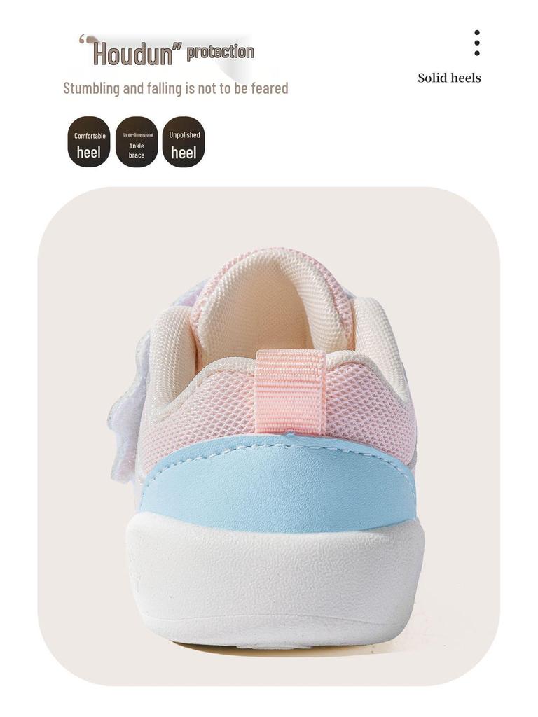 2026 Spring Baby Walker Shoes: Breathable Mesh, Soft Sole for Boys & Girls