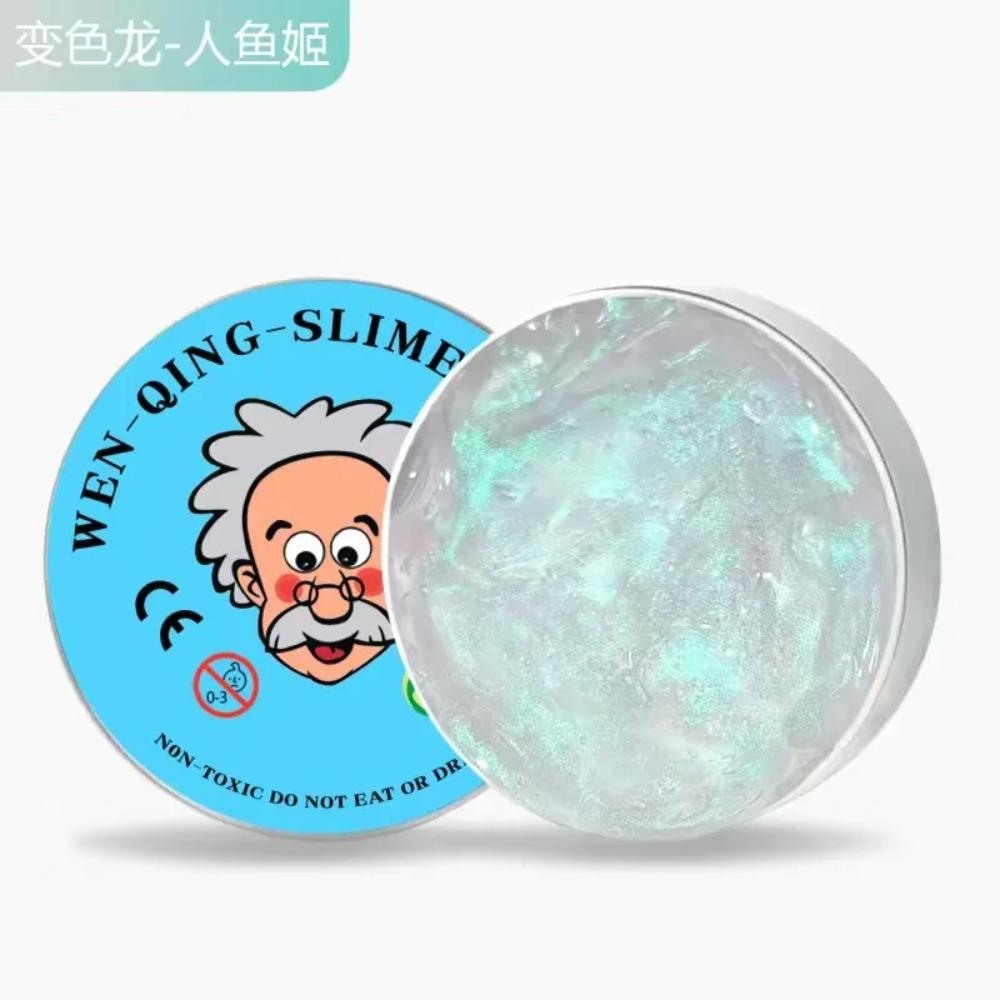 Non-Newtonian Liquid Decompression Toy - Transparent Glass DIY Handmade Stress Reliever for Kids