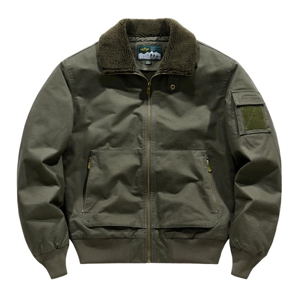 Mens Winter Bomber Jackets Coat Thick Warm   Overcoat Men Causal Windbreaker Outwear