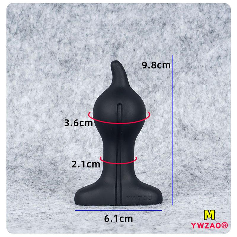 YWZAO Analplugs Flüssigsilikon Weich Kreisförmig Für Äußere Anwendung G97