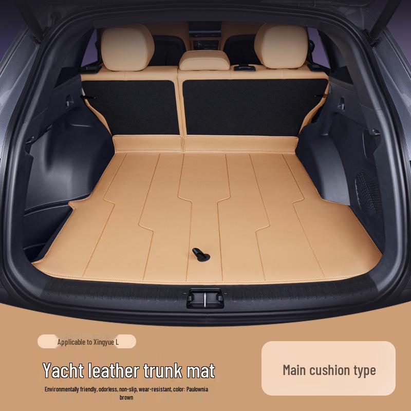 Xingyue L Trunk Mat: Full Coverage for 26 Geely Models, Original Car Color