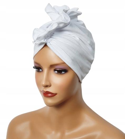 Turban Luba Fashionable Ruffled Cap Without Pattern Even After Chemotherapy