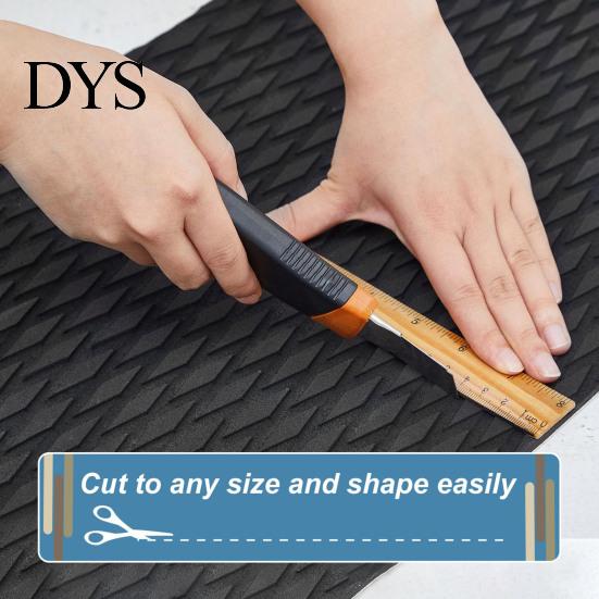 EVA Foam Surfboard Pad Boat Flooring 95"/47"x12" Non-Slip Traction Grip Mat Self-Adhesive Anti-slip Deck Trimmable Decking Sheet for Boats SUP