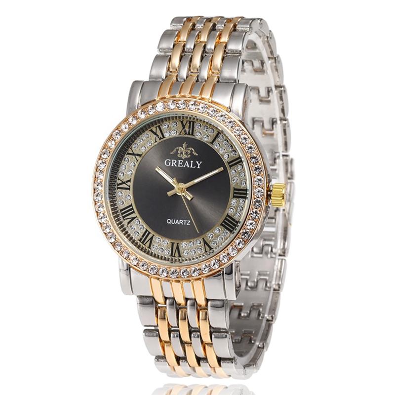 New Fashion Women Watches Stainless Steel Watch Clock Couple Watch Roman Scale Men Wristwatch Relogio Feminino Lovers Gift Watch