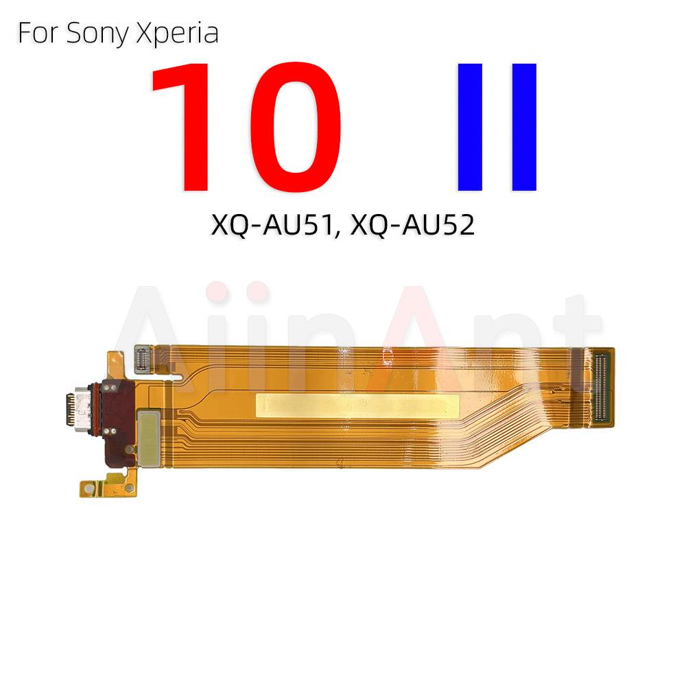 Dock Mic USB Charger Board Charging Connector Port Flex Cable For Sony Xperia 1 5 10 I II III 2 3 Plus Compact Premium