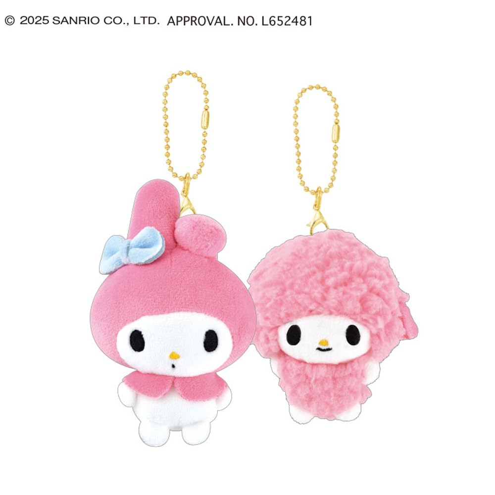 Crux Sanrio Nico Porte-clés Peluche My Melody My Sweet Piano 133183