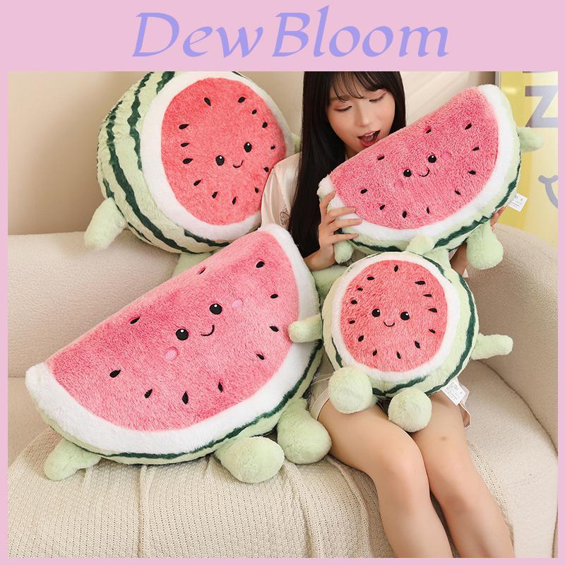 Plush Watermelon Toy Cushion With Pp Cotton Filling For Kids And Gift Giving
