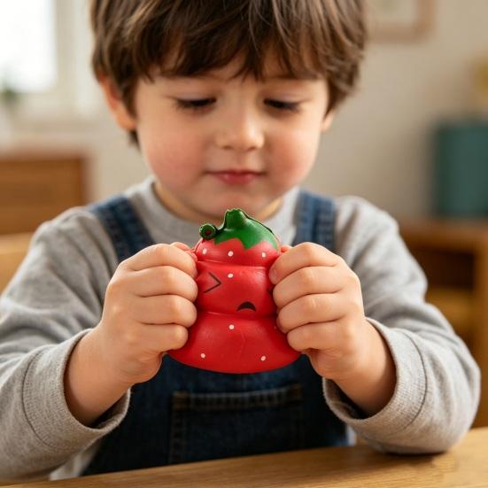 Novelty Poop Stress Ball Sensory Fidget Toy Funny Poop Shaped Squeeze Toy Soft Slow Rise Prank Toy for Adults Stress Relief