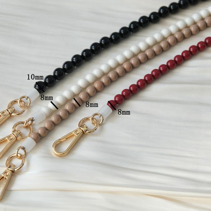 New Phone Accessory Long Cellphone Chain Anti Lost Universal Solid Bead Shoulder Neck Crossbody Phone Strap Case Holder Chain